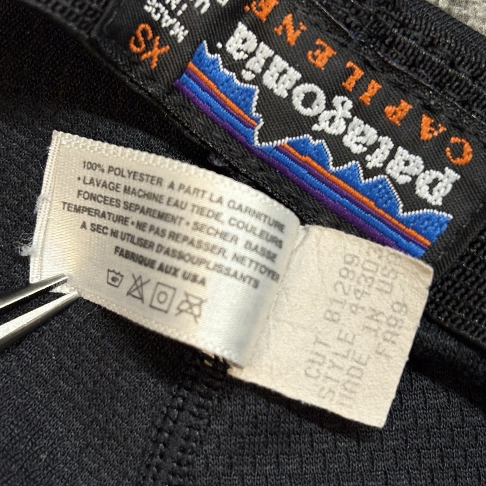 Patagonia Capilene Base Layer Bottoms Black Men's Size XS - Picture 5 of 12